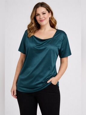Ladies Teal Top size 1X